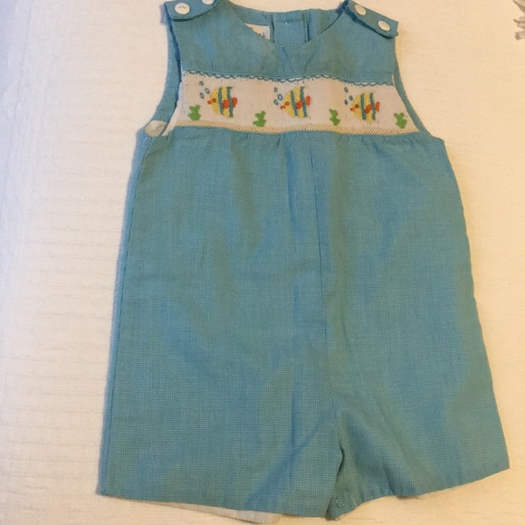 ❌❌Petit Ami boys smocked outfit❌❌SOLD - Picture 2 of 4